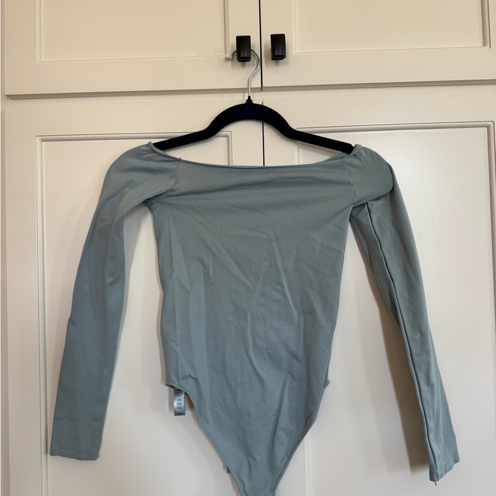 SKIMS Soft Blue Bodysuit